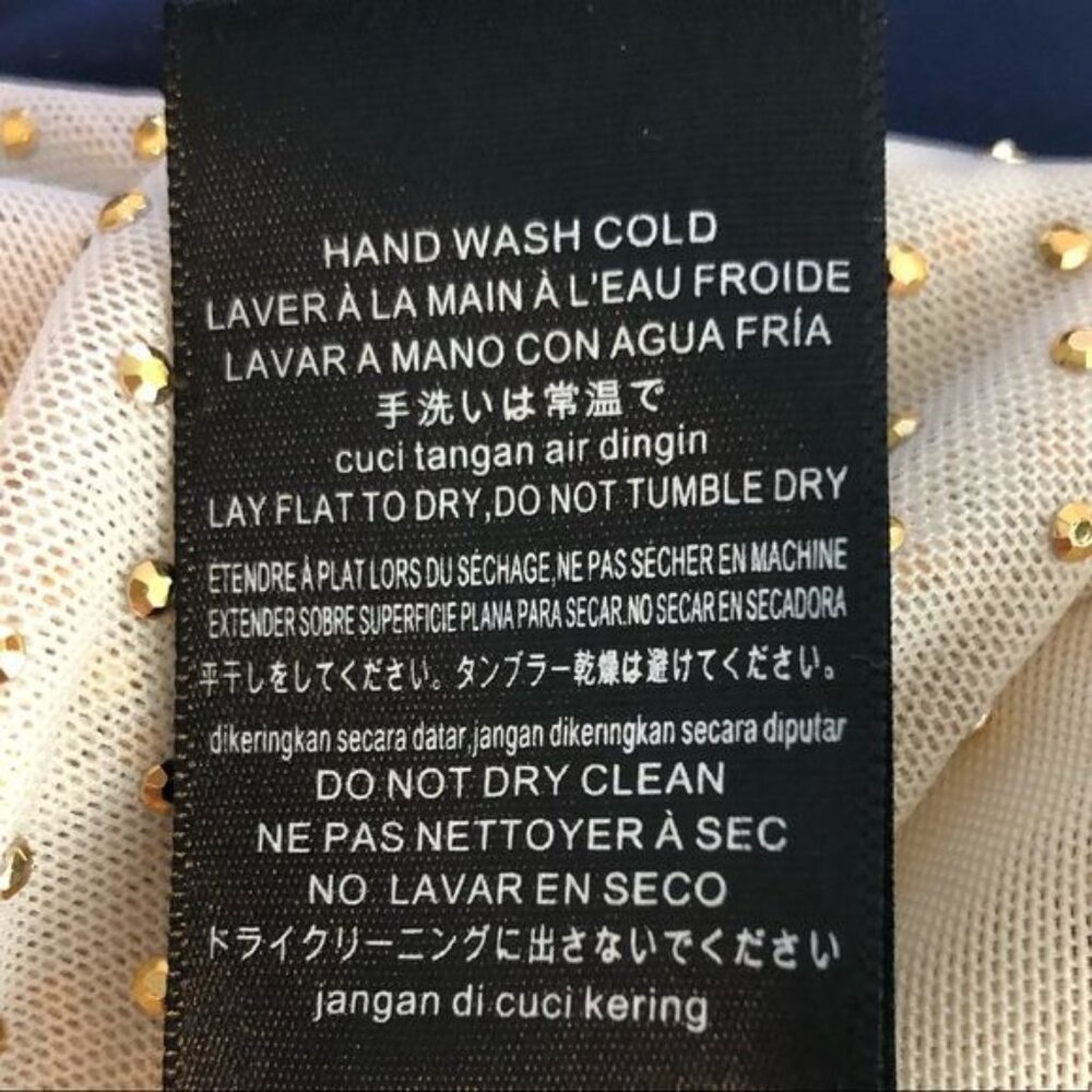 Bebe Beige Mesh Gold Studs Strapless Dress New Years Eve Wedding Date Size Small - Picture 6 of 7